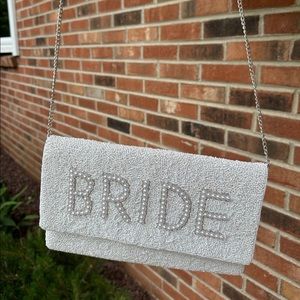 Beaded Bride Clutch